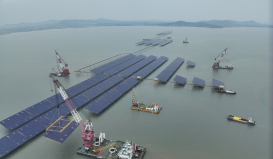 中電建青島即墨海上光伏項(xiàng)目（一期）成功并網(wǎng)發(fā)電
