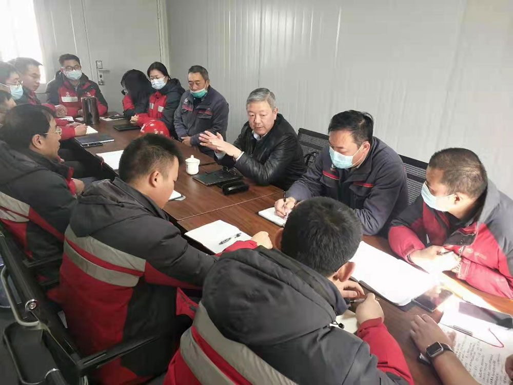 張恒董事長到華能石洞口項目調(diào)研指導工作